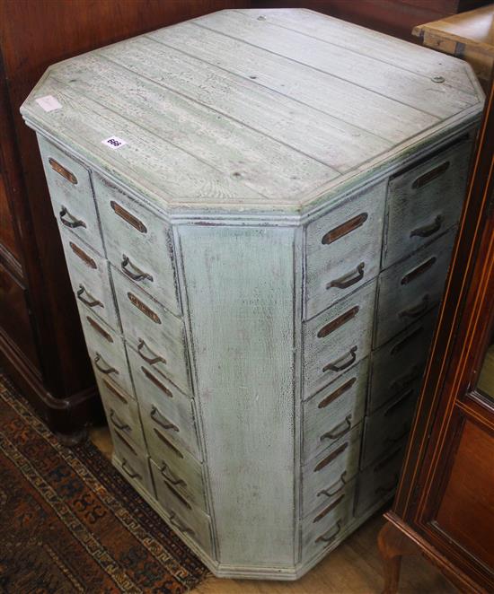 Revolving apothecary cabinet